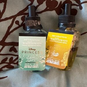 BNWT Bath & Body Works Disney Princess Wallflowers Ariel and Belle Scents